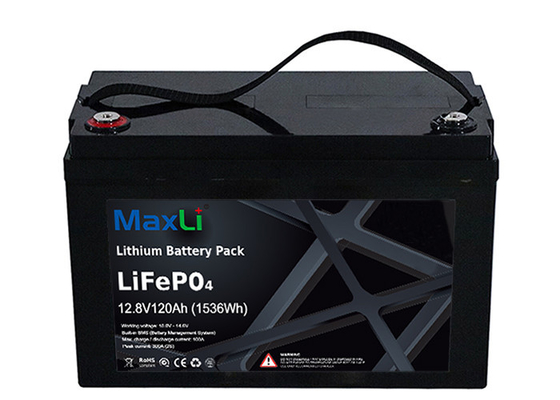 Lithium-Ion Deep Cycle Batterys IP56 12V 120Ah Einschließungs-Schutz